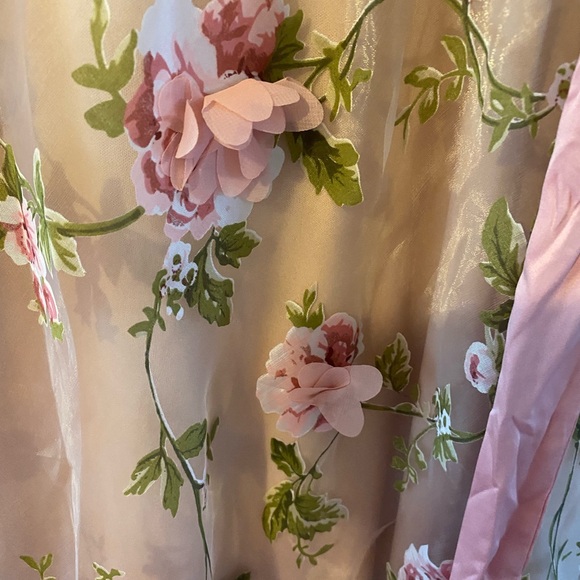 Lulu's Pink Spaghetti Strap Sundress for Weddings - Picture 3 of 4